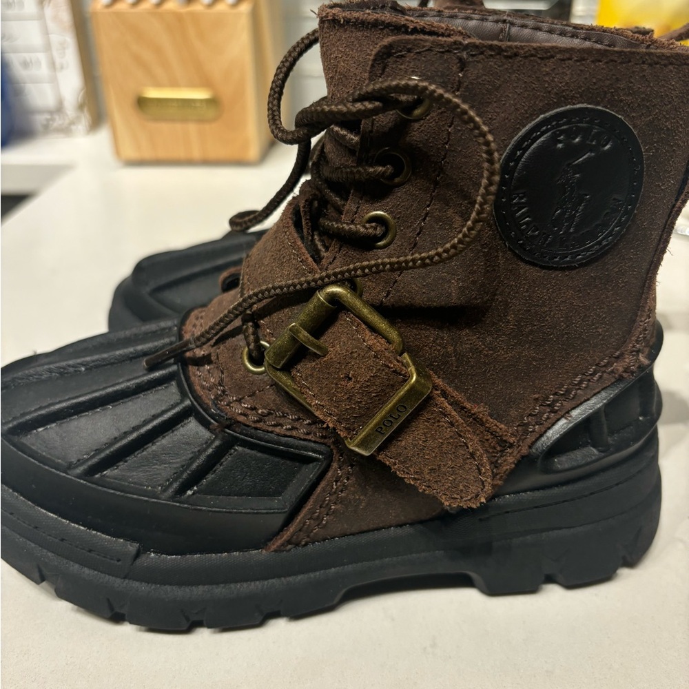 Polo by Ralph Lauren Brown and Black Duck Boots
